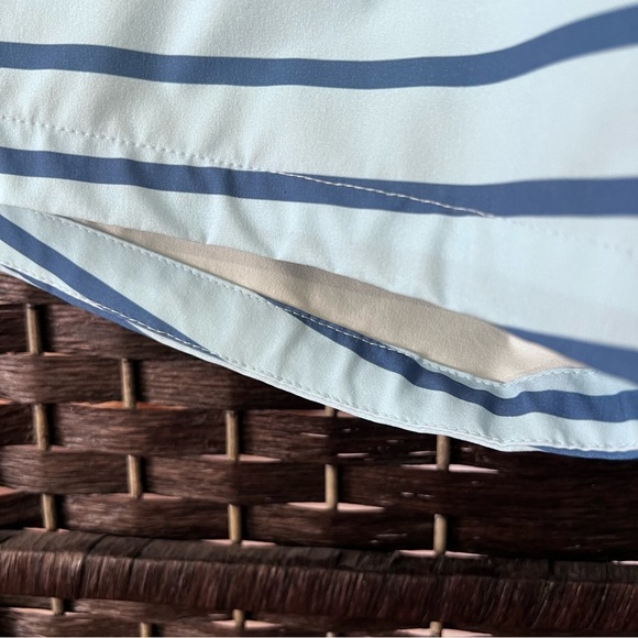 EUC Men’s Preppy Bonobos Swim Trunks Blue Stripe 7” Inseam size M - Picture 4 of 11